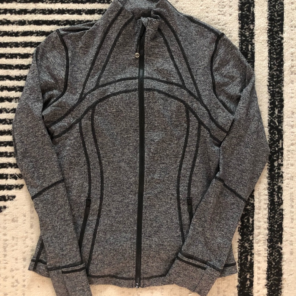 Lululemon gray zip up jacket